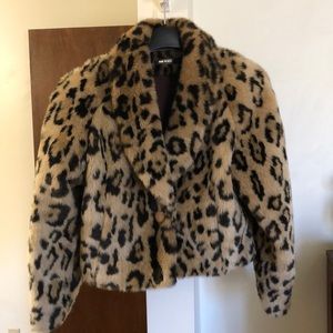 Faux fur shorty jacket - handmade for me